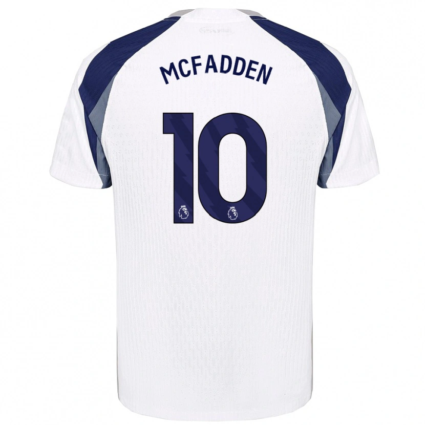 Danxen Dámské Max Mcfadden #10 Bílá Tmavě Modrá Domů Hráčské Dresy 2025/26 Dres