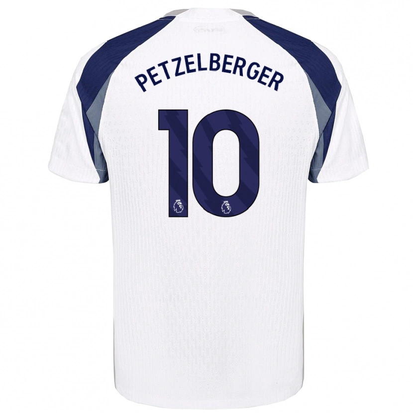 Danxen Dámské Ramona Petzelberger #10 Bílá Tmavě Modrá Domů Hráčské Dresy 2025/26 Dres