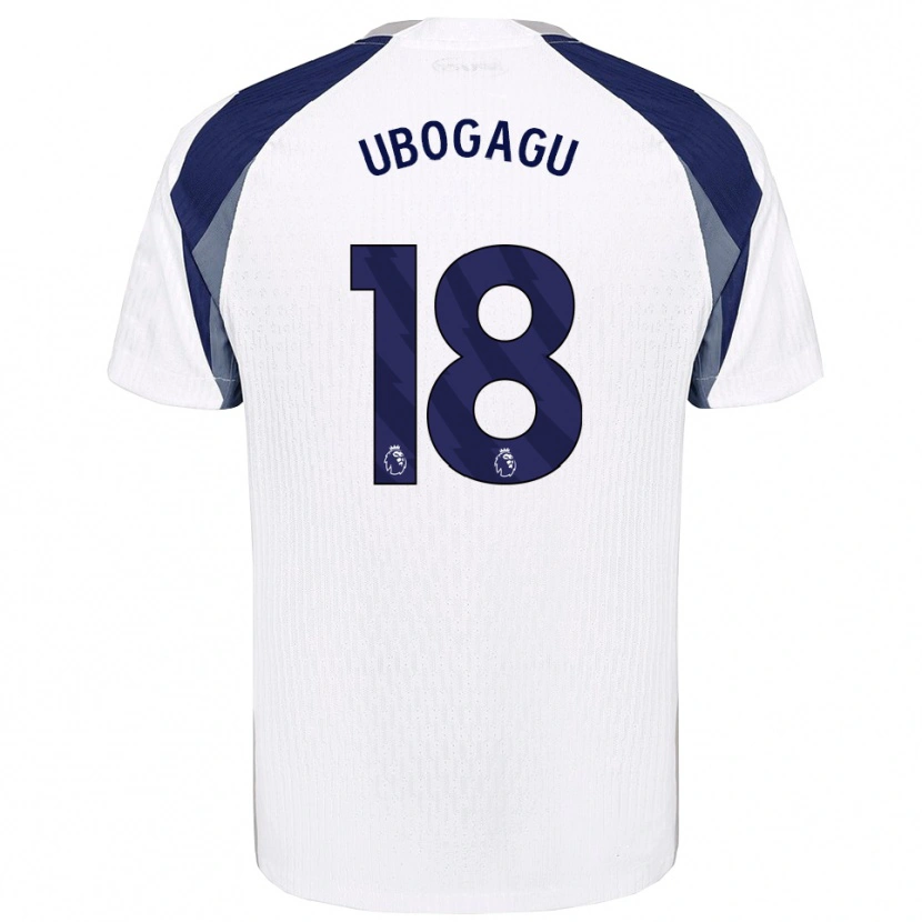 Danxen Dámské Chioma Ubogagu #18 Bílá Tmavě Modrá Domů Hráčské Dresy 2025/26 Dres