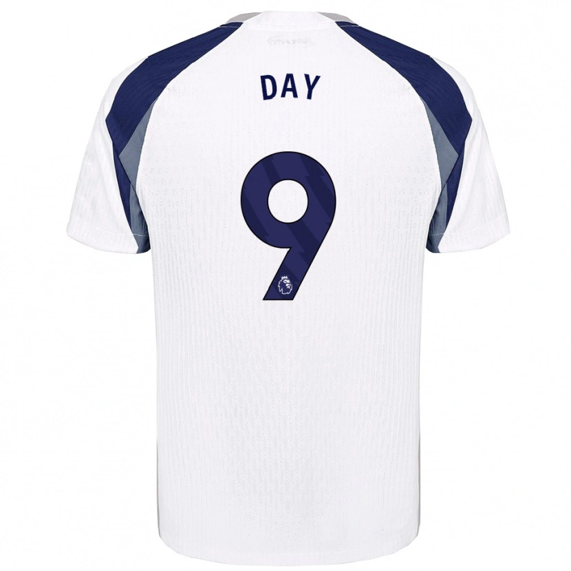 Danxen Dámské Frankie Day #9 Bílá Tmavě Modrá Domů Hráčské Dresy 2025/26 Dres