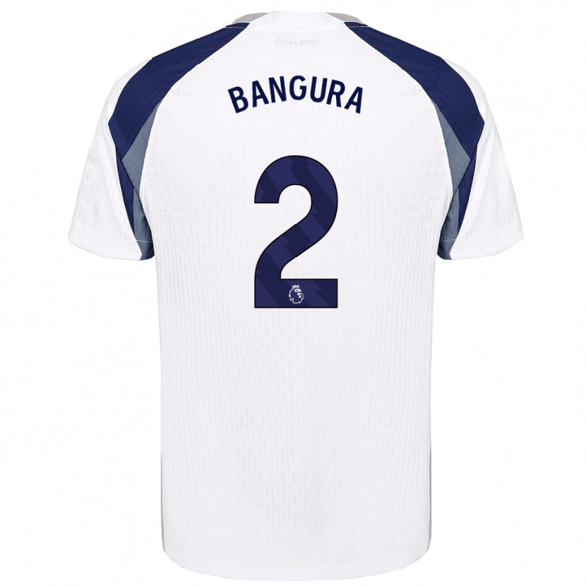 Danxen Dámské Samal Bangura #2 Bílá Tmavě Modrá Domů Hráčské Dresy 2025/26 Dres