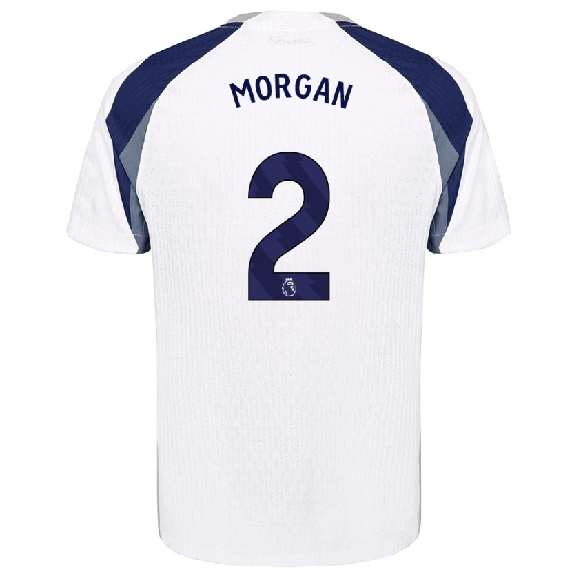Danxen Dámské Esther Morgan #2 Bílá Tmavě Modrá Domů Hráčské Dresy 2025/26 Dres