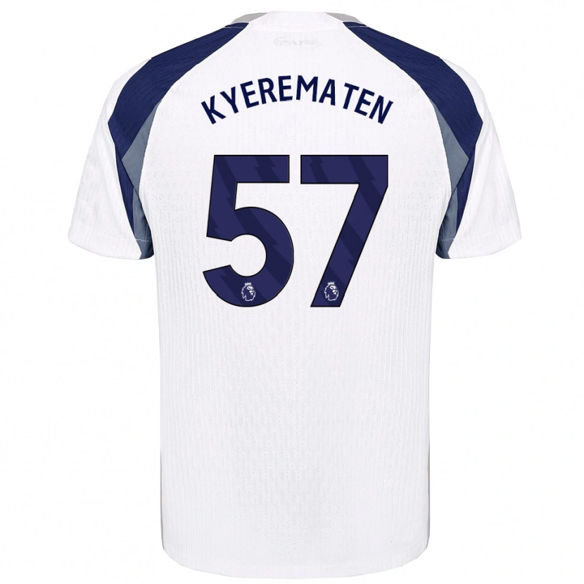 Danxen Dámské Rio Kyerematen #57 Bílá Tmavě Modrá Domů Hráčské Dresy 2025/26 Dres