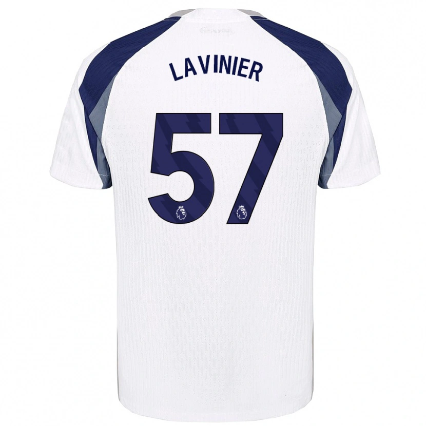 Danxen Dámské Marcel Lavinier #57 Bílá Tmavě Modrá Domů Hráčské Dresy 2025/26 Dres