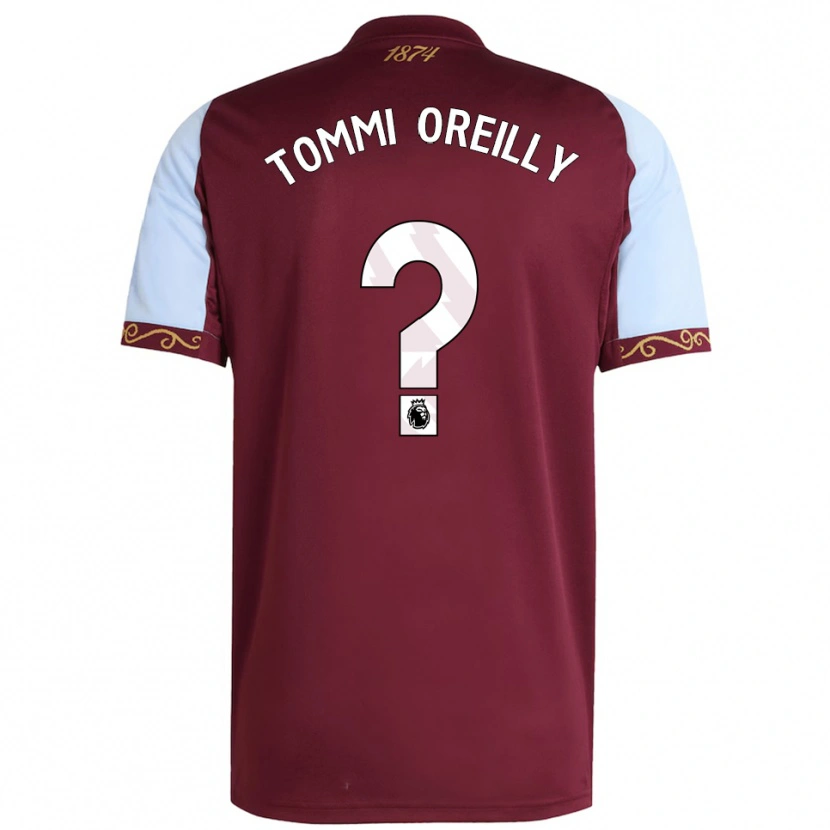 Danxen Dámské Tommi Oreilly #0 Burgundská Nebesky Modrá Domů Hráčské Dresy 2025/26 Dres