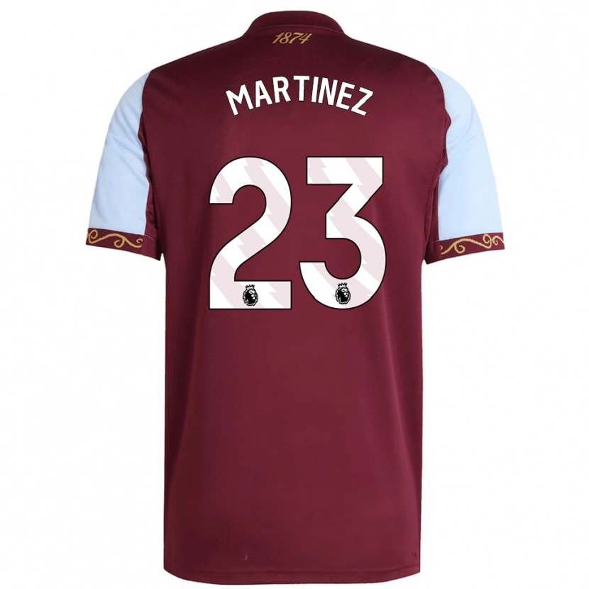 Danxen Dámské Emiliano Martínez #23 Burgundská Nebesky Modrá Domů Hráčské Dresy 2025/26 Dres