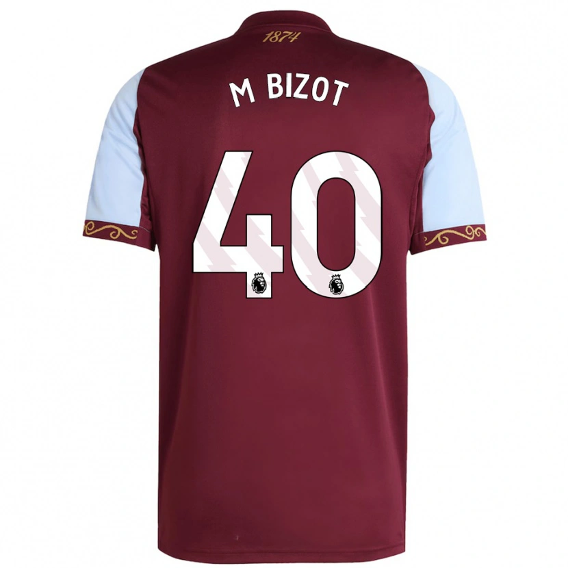 Danxen Dámské Marco Bizot #40 Burgundská Nebesky Modrá Domů Hráčské Dresy 2025/26 Dres