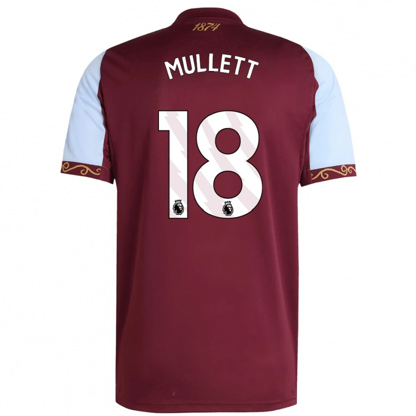 Danxen Dámské Georgia Mullett #18 Burgundská Nebesky Modrá Domů Hráčské Dresy 2025/26 Dres