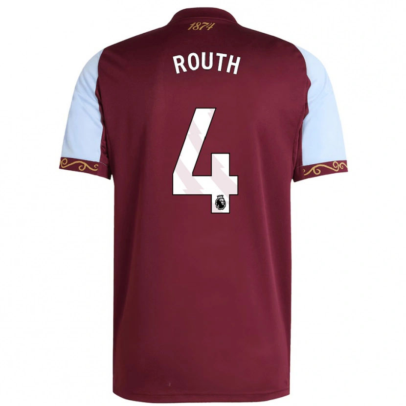 Danxen Dámské Leon Routh #4 Burgundská Nebesky Modrá Domů Hráčské Dresy 2025/26 Dres