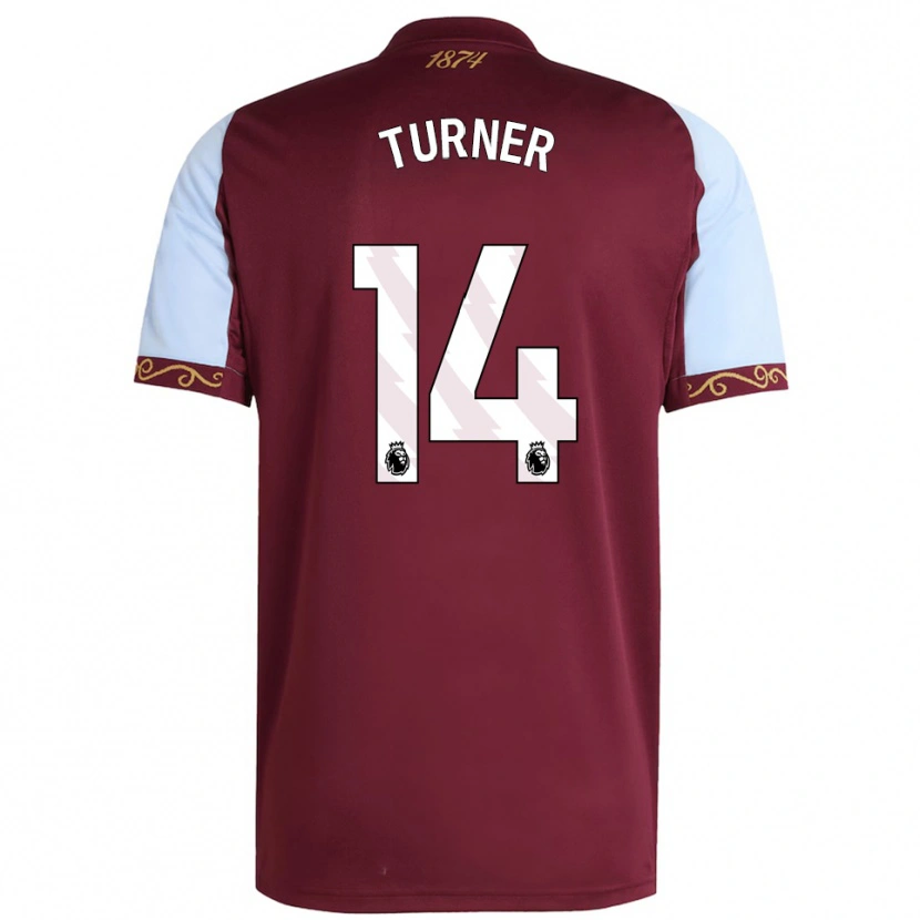 Danxen Dámské Danielle Turner #14 Burgundská Nebesky Modrá Domů Hráčské Dresy 2025/26 Dres