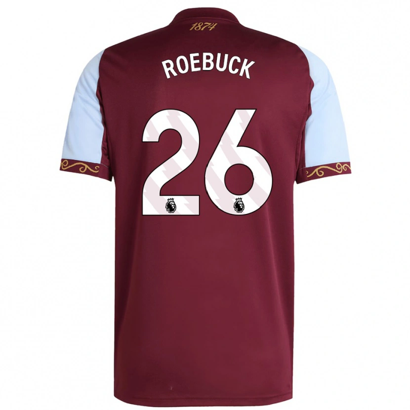 Danxen Dámské Ellie Roebuck #26 Burgundská Nebesky Modrá Domů Hráčské Dresy 2025/26 Dres