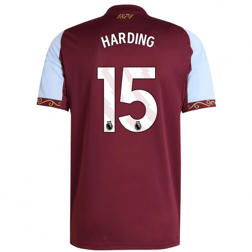 Danxen Dámské Natasha Harding #15 Burgundská Nebesky Modrá Domů Hráčské Dresy 2025/26 Dres