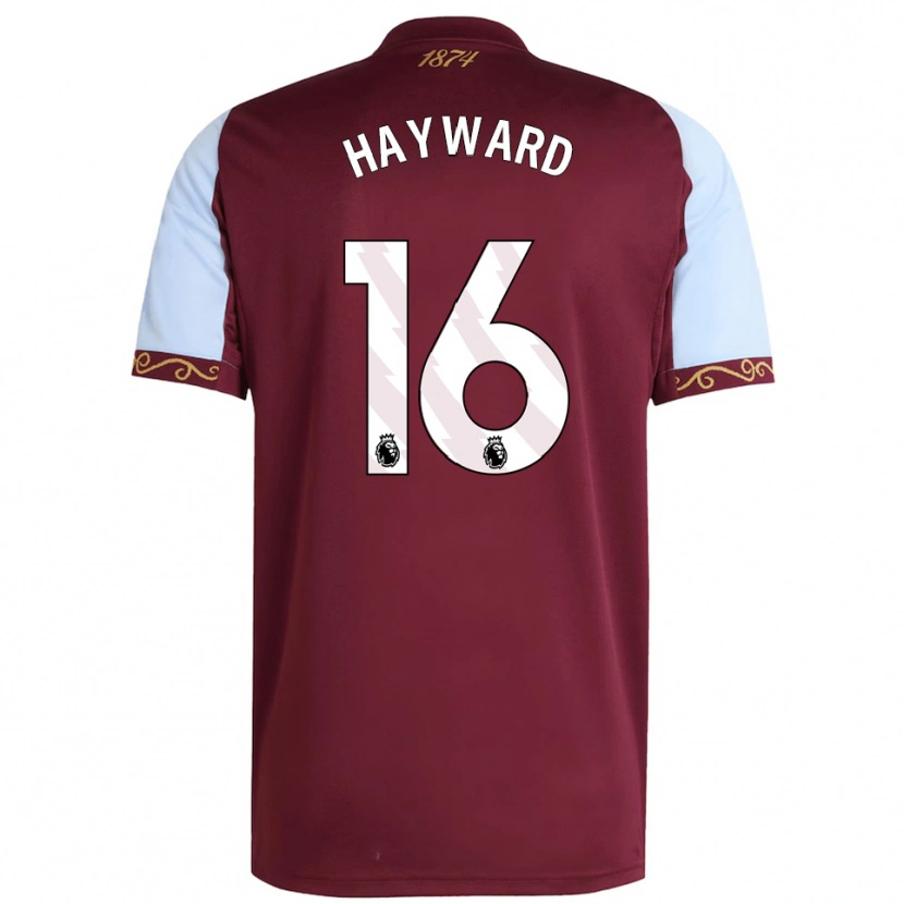Danxen Dámské Vinnie Hayward #16 Burgundská Nebesky Modrá Domů Hráčské Dresy 2025/26 Dres
