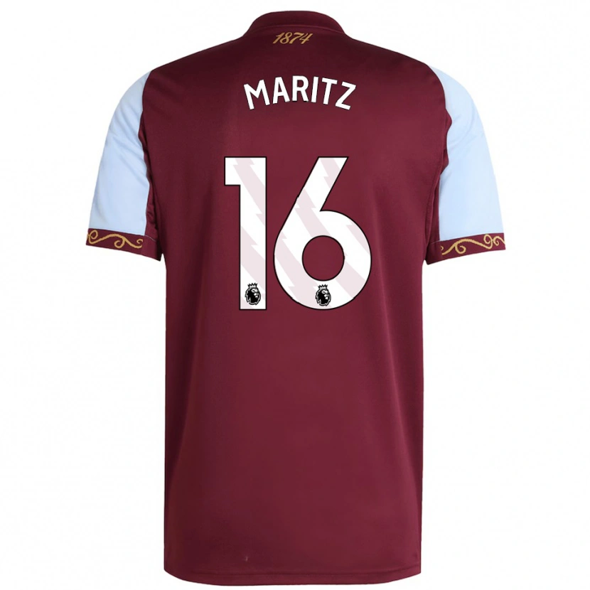 Danxen Dámské Noelle Maritz #16 Burgundská Nebesky Modrá Domů Hráčské Dresy 2025/26 Dres
