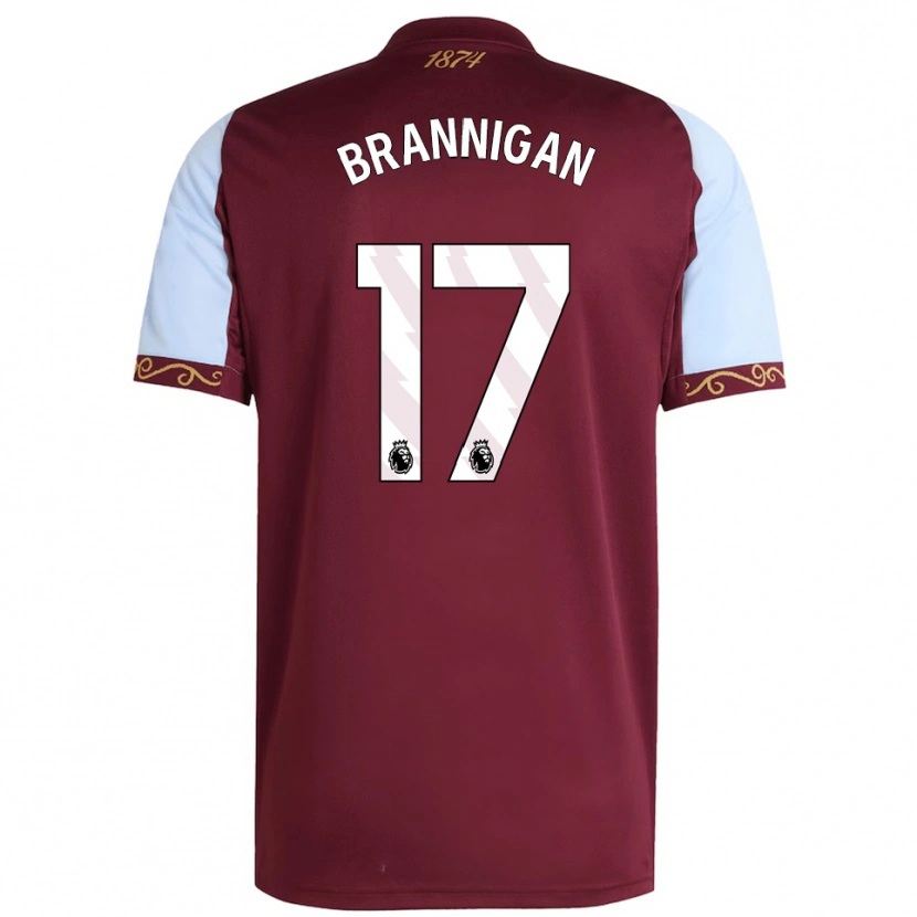 Danxen Dámské Cole Brannigan #17 Burgundská Nebesky Modrá Domů Hráčské Dresy 2025/26 Dres