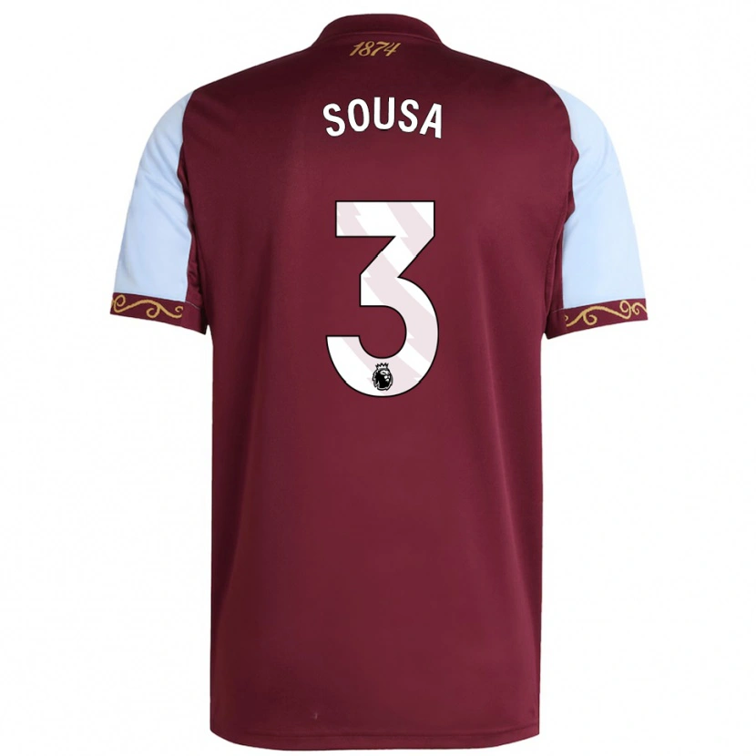 Danxen Dámské Lino Sousa #3 Burgundská Nebesky Modrá Domů Hráčské Dresy 2025/26 Dres