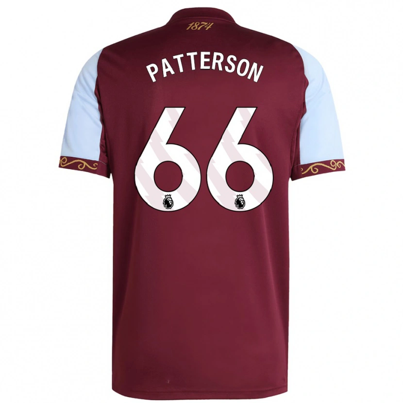 Danxen Dámské Travis Patterson #66 Burgundská Nebesky Modrá Domů Hráčské Dresy 2025/26 Dres