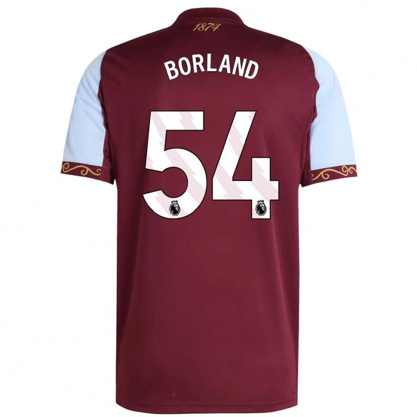 Danxen Dámské Aidan Borland #54 Burgundská Nebesky Modrá Domů Hráčské Dresy 2025/26 Dres