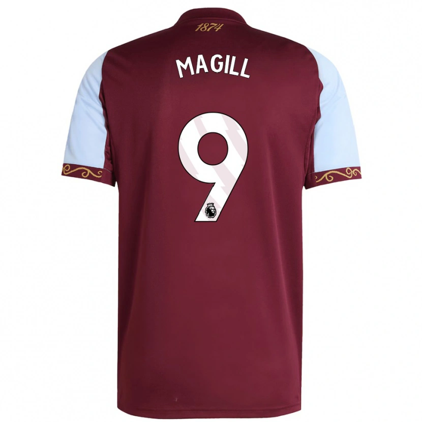 Danxen Dámské Simone Magill #9 Burgundská Nebesky Modrá Domů Hráčské Dresy 2025/26 Dres