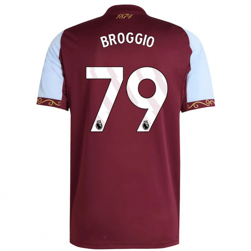 Danxen Dámské Ben Broggio #79 Burgundská Nebesky Modrá Domů Hráčské Dresy 2025/26 Dres
