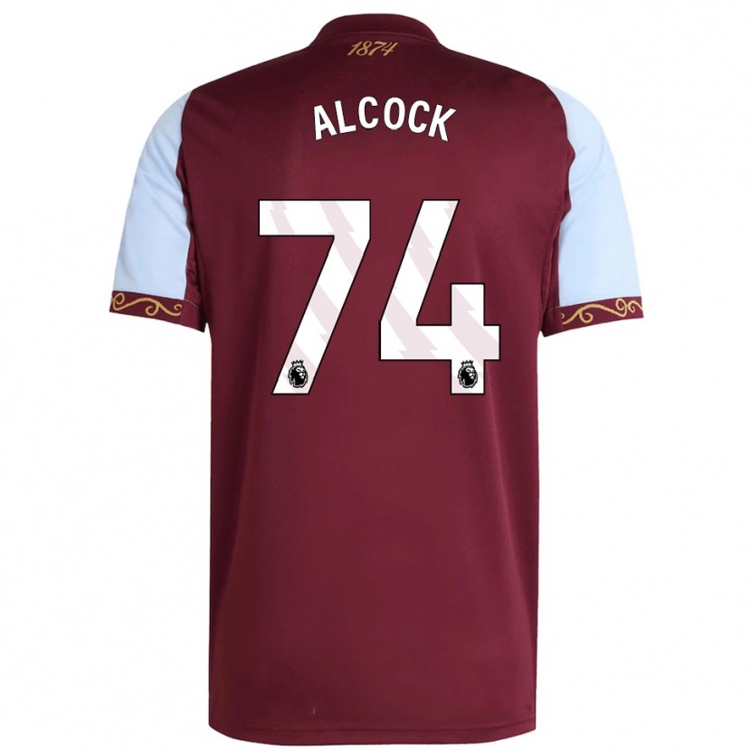 Danxen Dámské Todd Alcock #74 Burgundská Nebesky Modrá Domů Hráčské Dresy 2025/26 Dres
