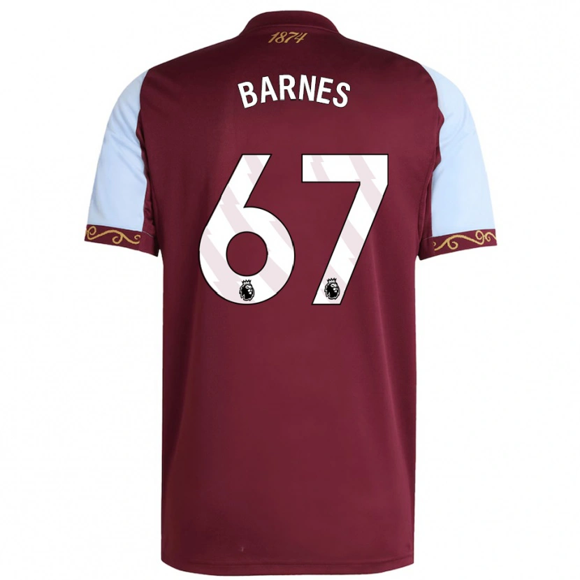 Danxen Dámské Mikell Barnes #67 Burgundská Nebesky Modrá Domů Hráčské Dresy 2025/26 Dres