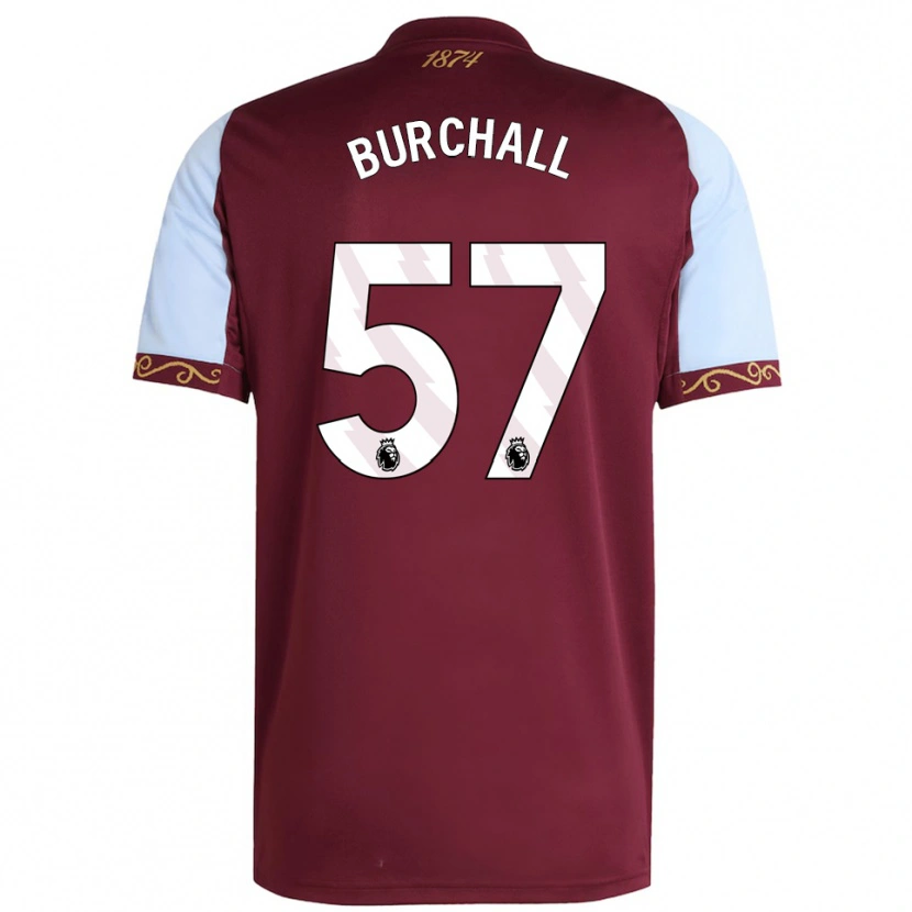 Danxen Dámské Ajani Burchall #57 Burgundská Nebesky Modrá Domů Hráčské Dresy 2025/26 Dres