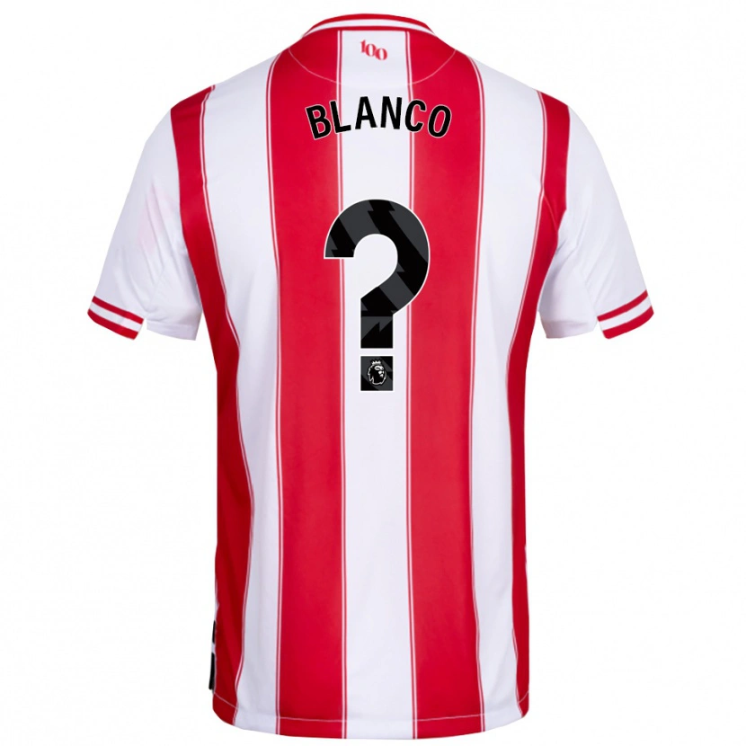 Danxen Dámské John Blanco #0 Červená Bílá Domů Hráčské Dresy 2025/26 Dres