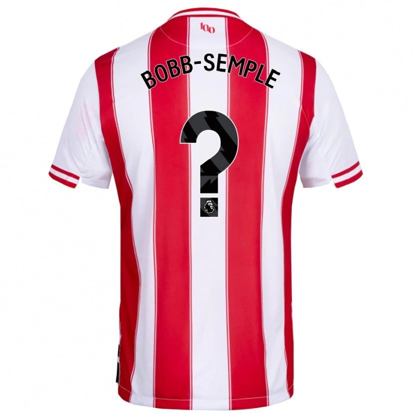 Danxen Dámské Domeiro Bobb-Semple #0 Červená Bílá Domů Hráčské Dresy 2025/26 Dres
