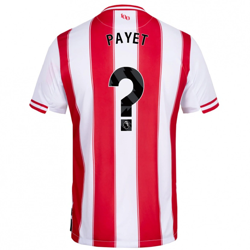 Danxen Dámské Trae Payet #0 Červená Bílá Domů Hráčské Dresy 2025/26 Dres