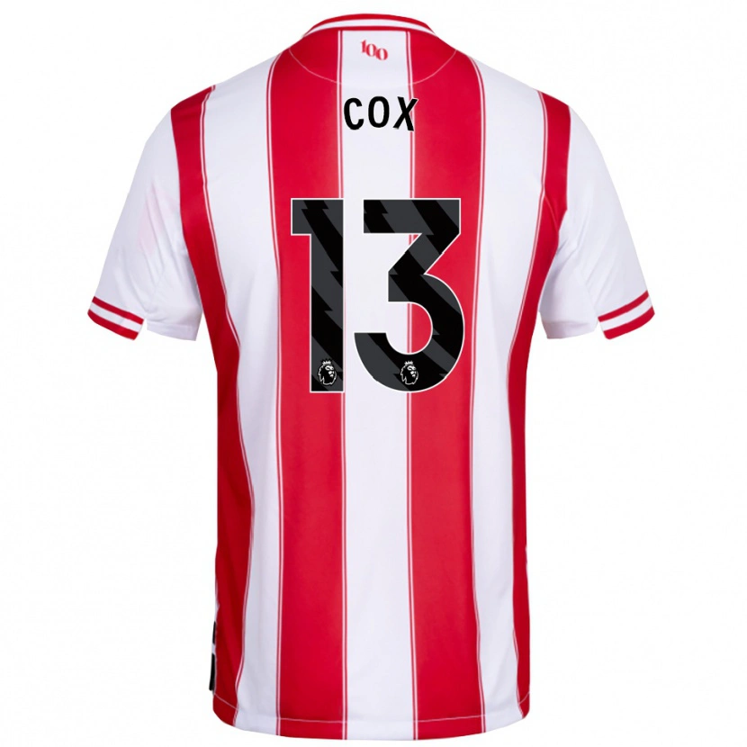 Danxen Dámské Matthew Cox #13 Červená Bílá Domů Hráčské Dresy 2025/26 Dres