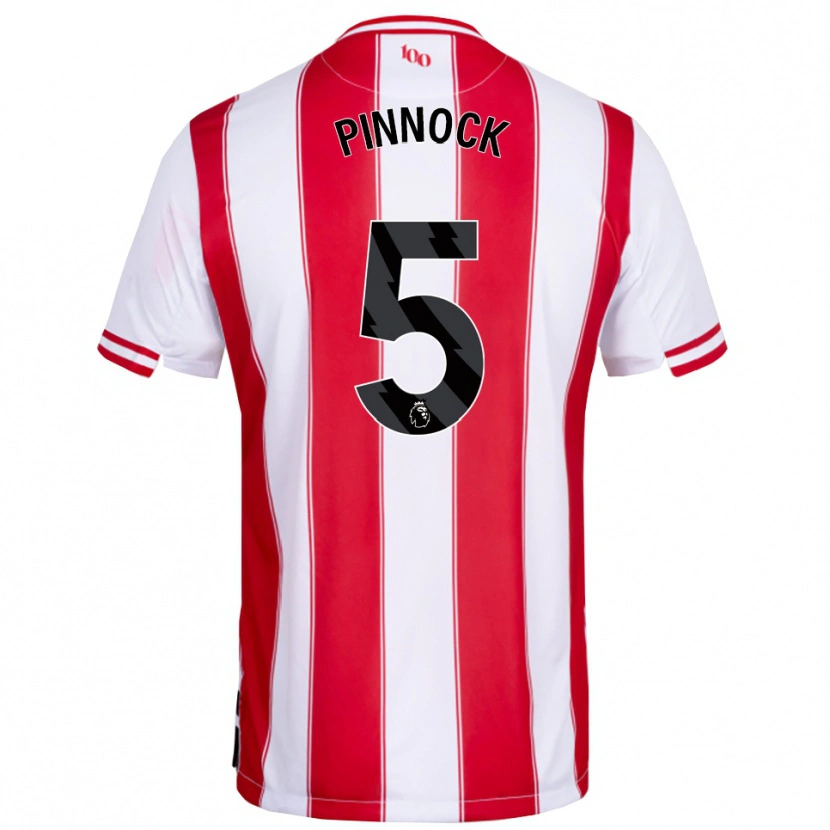 Danxen Dámské Ethan Pinnock #5 Červená Bílá Domů Hráčské Dresy 2025/26 Dres