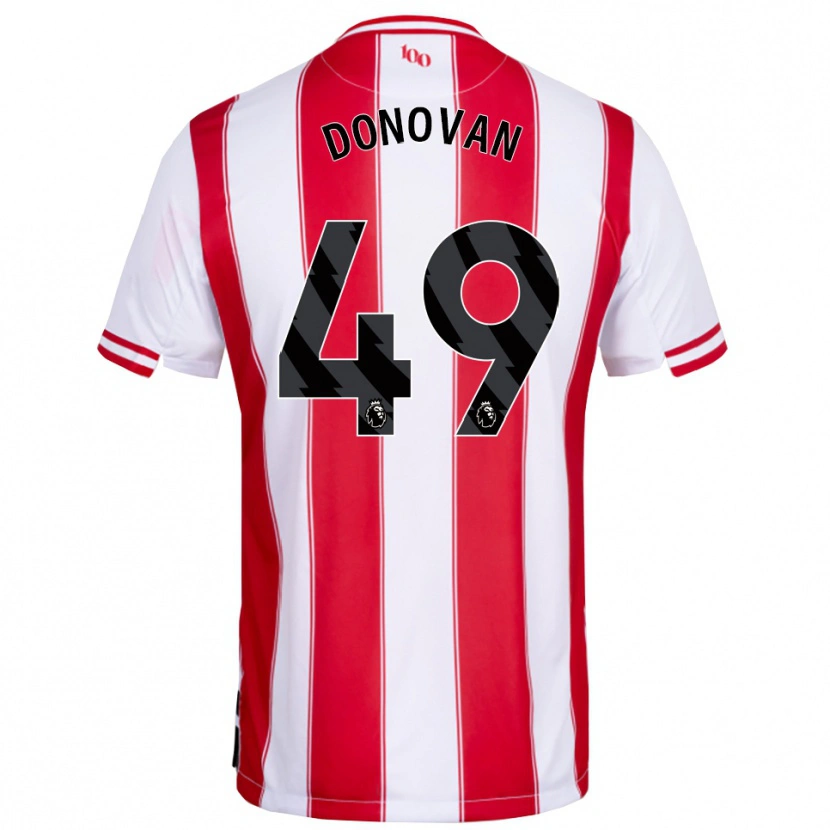 Danxen Dámské Romelle Donovan #49 Červená Bílá Domů Hráčské Dresy 2025/26 Dres