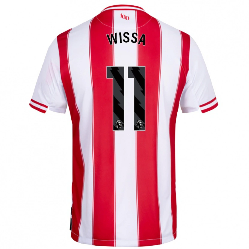Danxen Dámské Yoane Wissa #11 Červená Bílá Domů Hráčské Dresy 2025/26 Dres