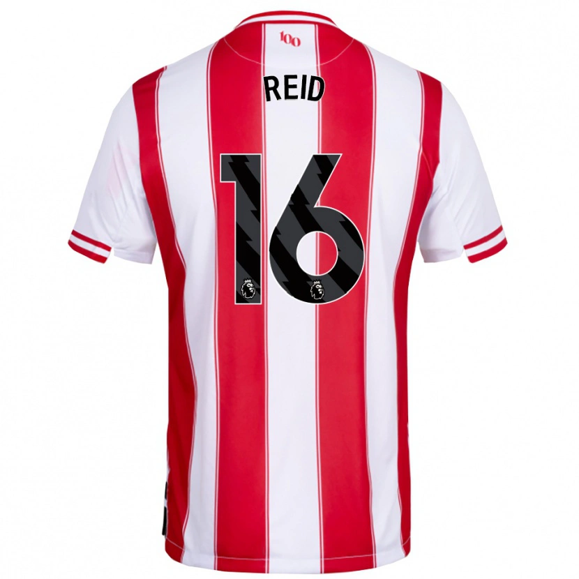 Danxen Dámské Jodie Reid #16 Červená Bílá Domů Hráčské Dresy 2025/26 Dres