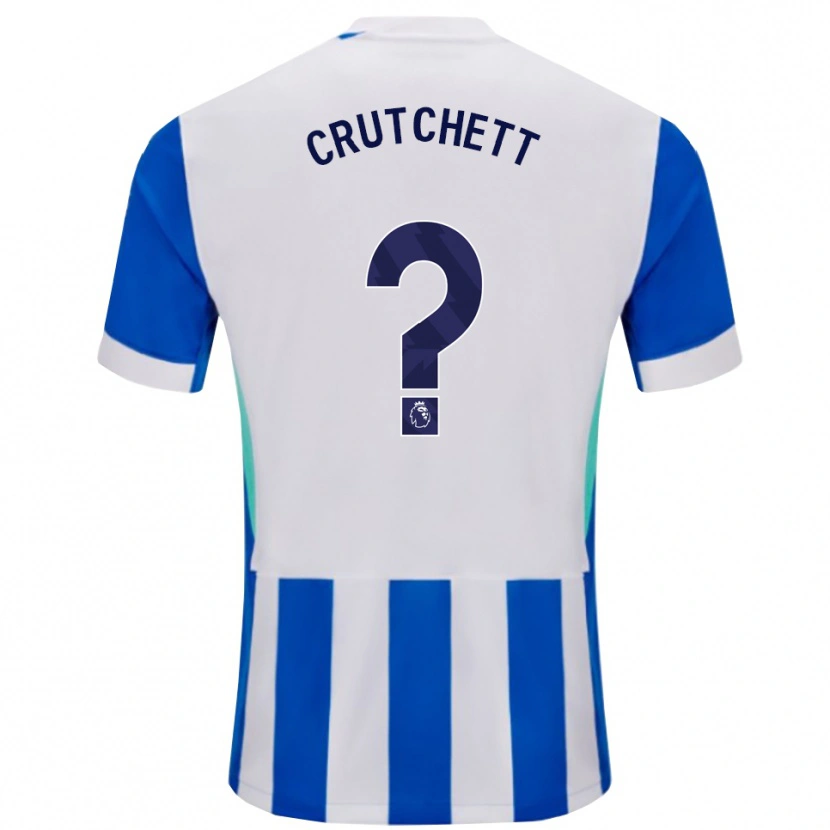 Danxen Dámské Liam Crutchett #0 Modrá Bílá Domů Hráčské Dresy 2025/26 Dres