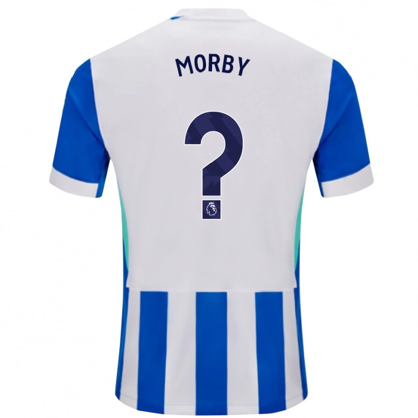 Danxen Dámské Jackson Morby #0 Modrá Bílá Domů Hráčské Dresy 2025/26 Dres