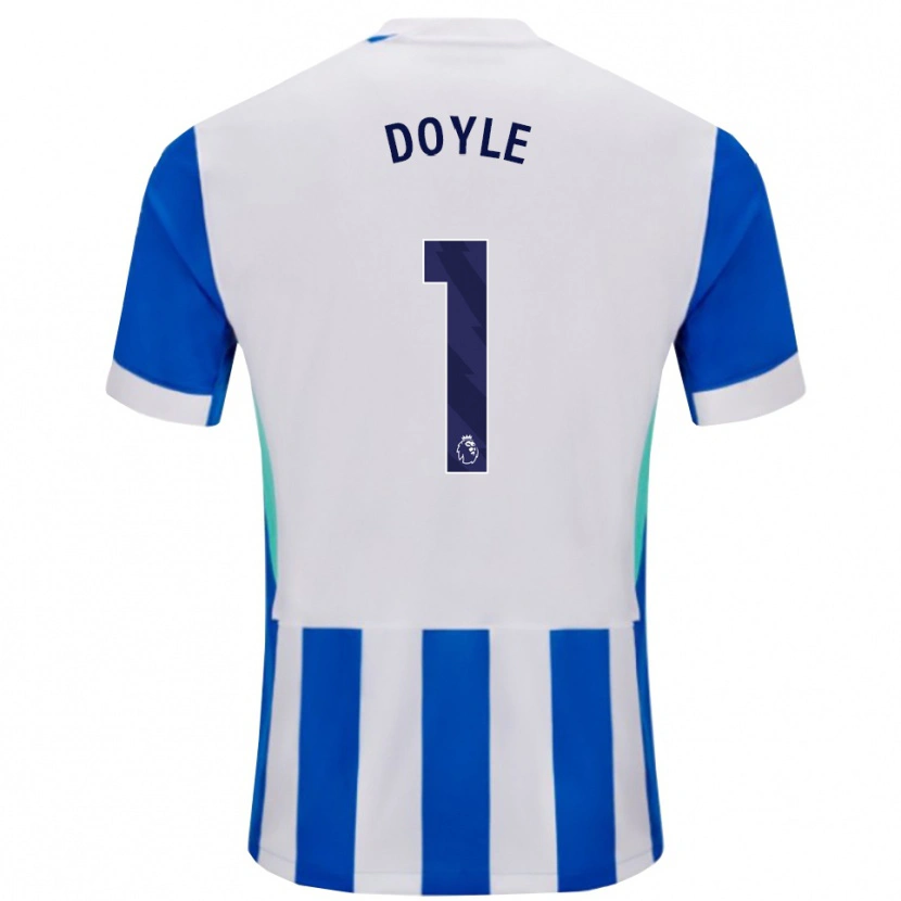 Danxen Dámské Liam Doyle #1 Modrá Bílá Domů Hráčské Dresy 2025/26 Dres