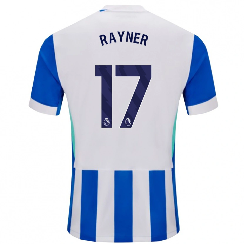 Danxen Dámské Bex Rayner #17 Modrá Bílá Domů Hráčské Dresy 2025/26 Dres