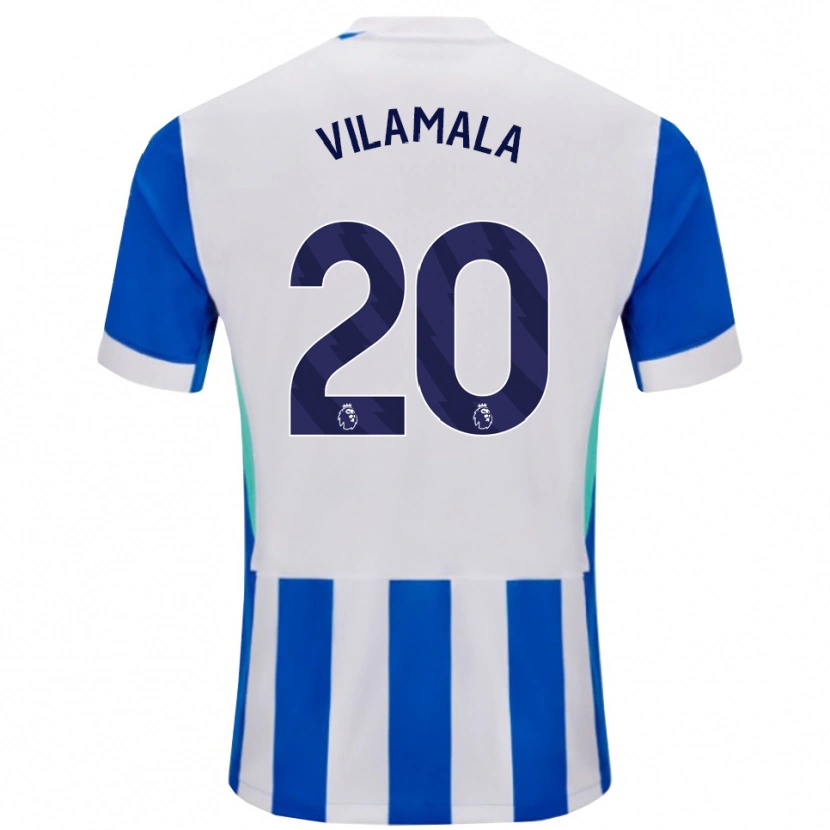 Danxen Dámské Bruna Vilamala #20 Modrá Bílá Domů Hráčské Dresy 2025/26 Dres