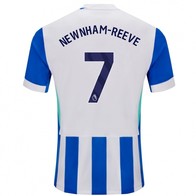 Danxen Dámské Bode Newnham-Reeve #7 Modrá Bílá Domů Hráčské Dresy 2025/26 Dres