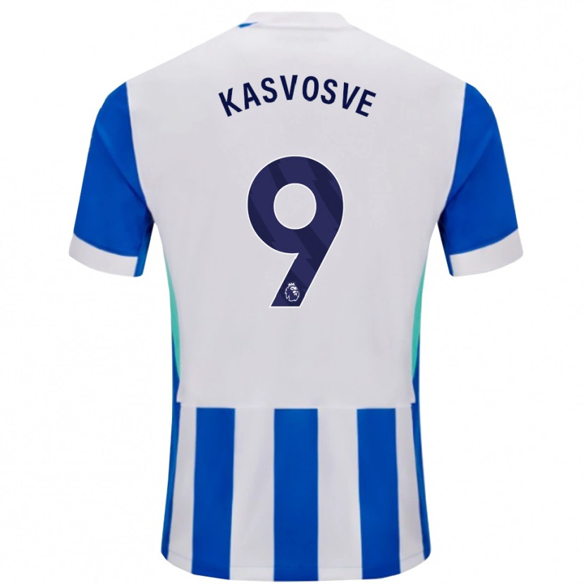 Danxen Dámské Henry Kasvosve #9 Modrá Bílá Domů Hráčské Dresy 2025/26 Dres