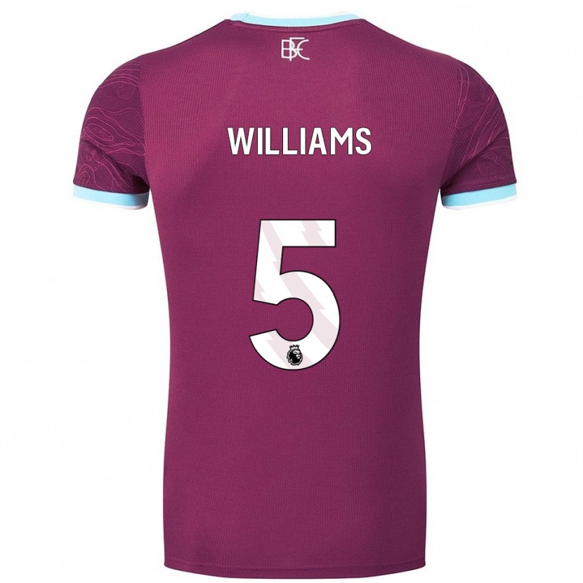 Danxen Dámské Jesse Williams #5 Burgundská Nebesky Modrá Domů Hráčské Dresy 2025/26 Dres