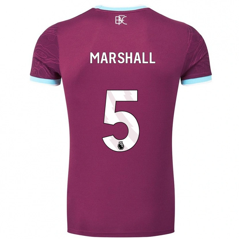 Danxen Dámské Georgia Marshall #5 Burgundská Nebesky Modrá Domů Hráčské Dresy 2025/26 Dres