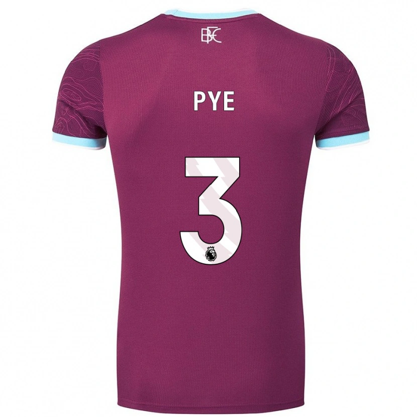 Danxen Dámské Logan Pye #3 Burgundská Nebesky Modrá Domů Hráčské Dresy 2025/26 Dres