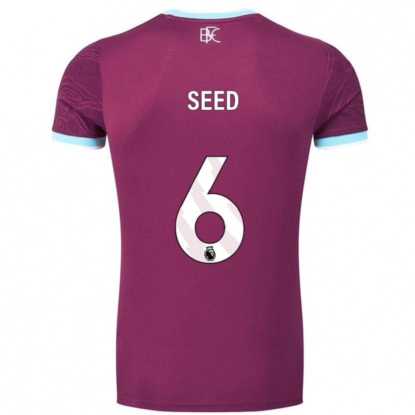 Danxen Dámské Helen Seed #6 Burgundská Nebesky Modrá Domů Hráčské Dresy 2025/26 Dres
