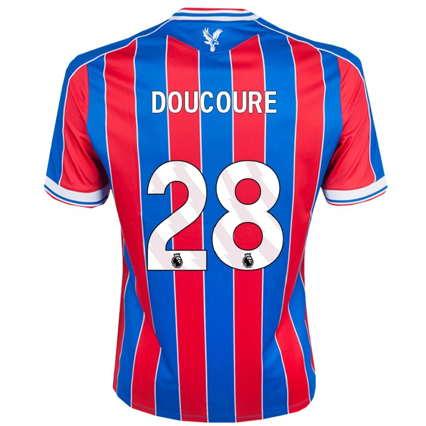 Danxen Dámské Cheick Doucouré #28 Modrá Červená Bílá Domů Hráčské Dresy 2025/26 Dres
