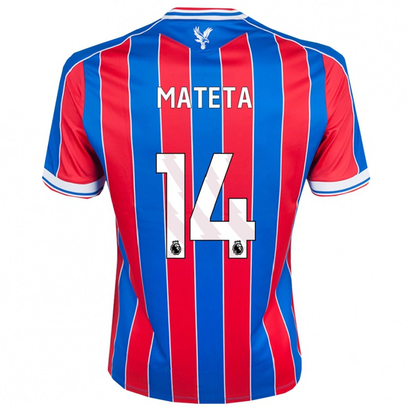 Danxen Dámské Jean-Philippe Mateta #14 Modrá Červená Bílá Domů Hráčské Dresy 2025/26 Dres