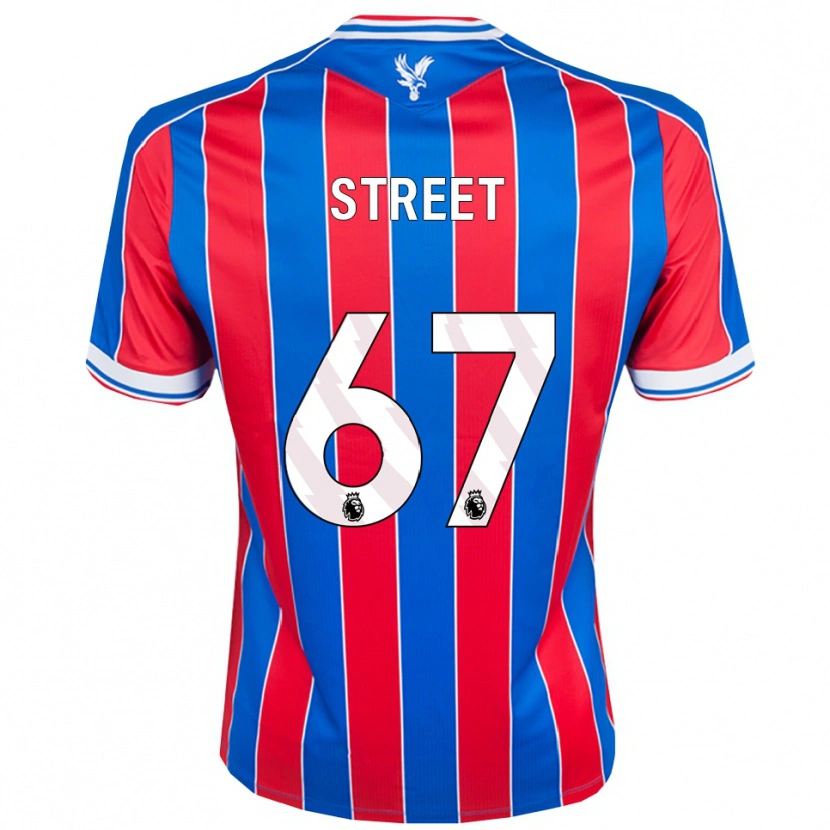 Danxen Dámské Rob Street #67 Modrá Červená Bílá Domů Hráčské Dresy 2025/26 Dres