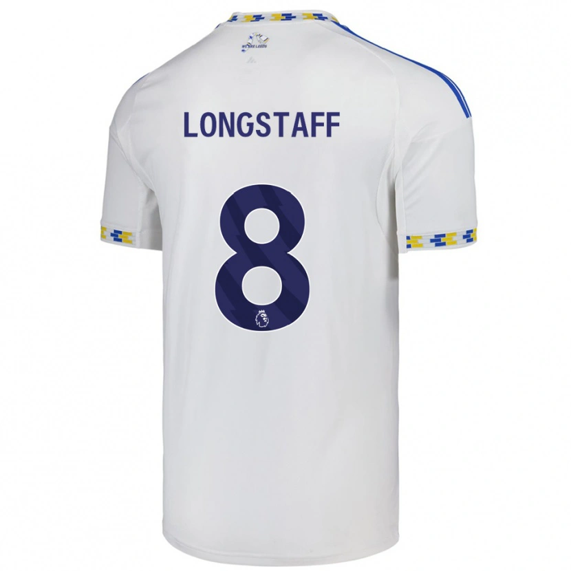 Danxen Dámské Sean Longstaff #8 Bílá Modrá Domů Hráčské Dresy 2025/26 Dres